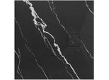 Piatto Doccia Rea Magnum Carrara Black 90X90