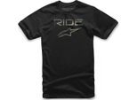 Maglietta Alpinestars Ride 2.0 Camo (Nero, M)