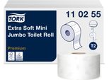 Tork Mini Rotolo Di Carta Igienica Jumbo 3 Veli Bianco 120 M 12 Rotoli Da 600 Fogli Ciascuno