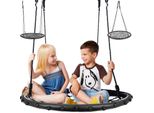 Altalena A Piastra Altalena A Nido Per Bambini E Adulti Carico 150 Kg Ø100 Cm Con Materiale Di Fissaggio Attività All'aperto 23513