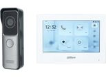 Videocitofono Ip Dahua, Sblocco Tramite Scheda Rfid, Touchscreen Da 7 Pollici, Schermo Bianco 1 Db 1