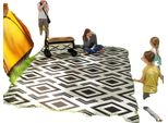 Tappeto Per Esterni, Materiale Resistente Alle Intemperie, Design Reversibile, Facile Da Pulire