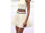 LASCANA ACTIVE Tennisrock 'Tennis' weiß Gr. XL (48/50) für Damen. Mit Stickerei. Ausgestellt