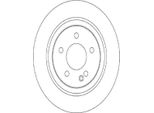 2X Disco Freno Trw DF6788S Adatto A MERCEDES-BENZ Classe V (W447) Eqv (W447)