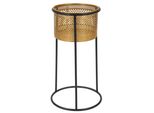 Mauro Ferretti Portafiori Singolo Ø 25X50 Cm Oro Nero