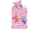 Paw Patrol Kleinkind Bettbezug Skye & Everest Rosa 100 X 135 Cm Baumwolle