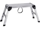 Vevor Piattaforma Da Lavoro Pieghevole In Alluminio 76X30X50,8Cm Piattaforma Da Lavoro 150 Kg Capacità Di Carico Banco A Gradini Con Serrature Di Sicurezza Scala A Gradini Per Casa Ufficio Officina E Garage Argento