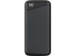 Schnelllade-Powerbank 20.000 Mah Schwarz, Pd, Quick Charge 3.0, Super Charge