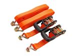 Cinghia A Cricchetto Con Ganci, 5M X 35Mm, Set Di 2, Max. 2000Kg