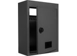 Succebuy Cassetta Per Lettere Da Parete, Robusta Cassetta Per Lettere In Acciaio Con Serratura A Combinazione 2,8-7,9""" 13"""" Serratura A Combinazione, 12,5X6,3X16,9"""", Nero - Sicura Ed Elegante"