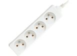 Cavo Di Prolunga Premiumcord 230V 4 Prese Bianco 5M