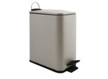 Cestino Per Cosmetici Spirella Da 5 Litri In Acciaio Inox Con Chiusura Ammortizzata E Contenitore Interno "Erik"" Cestino Per Bagno Cestino Per Rifiuti Softclose Taupe"