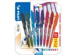Pilot Frixion Ball 07 / 0,35 Mm - Set Di 8 Colori + Tabella Di Marcia