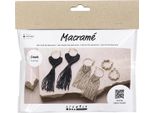 Creativ Company Cc Mini Hobby Set Macramè 3 Set Di Orecchini