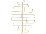 Mauro Ferretti Portabottiglie Da Parete Alid 53X13X72 Cm Oro Per 4 Bottiglie