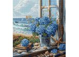 Luca-S Ricamo A Punto Croce "Vista Mare"", Schema Per Il Conteggio, 29X31Cm"