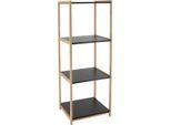 Scaffale Da Bagno A 4 Livelli In Bambù Resistente All'umidità 102 Cm