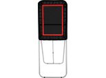 Succebuy Rimbalzatore Per Lacrosse, Pieghevole, 90 X 120 Cm, Rete Di Rimbalzo Per Pallavolo, Parete Di Allenamento Con Angolo Regolabile Per L'allenamento Di Baseball E Softball, Nero