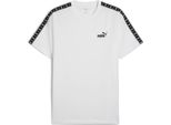 Puma Ess Tape Tee Bianco L
