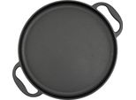 Padella Per Grigliare In Ghisa Bbq-Toro Ø 35 Cm - Padella Di Servizio, Piastra Per Grigliare