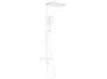 Mexen CQ54 Set Vasca-Doccia Con Soffione E Rubinetto Termostatico, Bianco/Cromo - 779105495-21