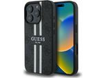 Guess Guhmp16Xp4Rpsk Custodia Rigida Per Iphone 16 Pro Max6.9 Czarny/Nero 4G Con Strisce Stampate Magsafe