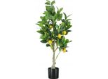 Pianta Artificiale Albero Di Limone In Stagno Realistico 90Cm Taglio