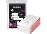 Compattatore Set Di 3 Sacchetti Per Il Sottovuoto Bag Aspispace Xl 140 Litri, 80 × 130 Cm