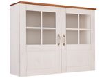 HäNgeschrank Home Affaire "Alby", Weiß (Weiß, Honigfb), B:100Cm H:75Cm T:29Cm, SchräNke, HäNgeschrank, Breite 100 Cm, 2 TüRen