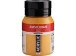 Bottiglia Di Vernice Acrilica Amsterdam Serie Standard 500 Ml Giallo Ocra 227