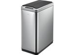 Eko - Cestino Phantom Sensor 20+20 Litri - Acciaio Inox Plastica - Acciaio Inox Opaco, Nero