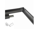 Battiscopa Cucina 1,5 M 23 Mm Piano Di Lavoro Battiscopa Cucina Nero Opaco