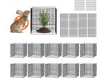 Succebuy Confezione Da 10 Protezioni Per Piante, Gabbie In Rete Metallica 12 "X12"", Protezione Per Piante Da Esterno Per Fiori, Ortaggi, Allontana Gli Animali, Rete Metallica"