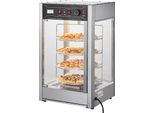 Succebuy Scaldavivande Commerciale Per Pizze Da 14 Pollici, Scaldavivande A 4 Livelli Con Riscaldamento A Vapore Rotante, Controllo Della Temperatura Da 30 °C A 85 °C, Luce Da 25 W E Led Superiore Per Pizzerie