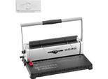 Succebuy Rilegatrice Manuale A Spirale, Rilegatrice A 34 Fori Per 120 Fogli, Rilegatrice A Fori Con Dorso Regolabile Da 3/16" A 9/16"", Ideale Per Formato Lettera, A4, A5"