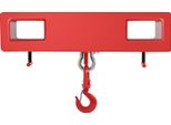 Succebuy Gancio Di Sollevamento Per Carrelli Elevatori Da 2 Tonnellate, Capacità Di Carico Di 4000 Lb/2000 Kg, Dispositivo Di Sollevamento Per Carrelli Elevatori A Gancio Girevole Per Gru E Carrelli Elevatori Mobili