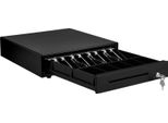 Cassetto Per Contanti Succebuy, 13 Pollici, 12 V, Per Sistema Pos Con Scomparto Per 4 Banconote E 5 Monete, Scomparto Per Monete Rimovibile, 2 Chiavi Incluse, Cavo RJ11/RJ12 Per Supermercato, Bar, Ristorante