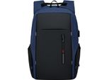 Zaino Per Computer Portatile Da 17 Pollici Con Porta Usb, Alla Moda, Zaini Impermeabili, Blu