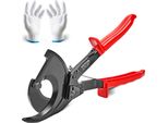 Vevor Cesoie Per Cavi Pinze Per Capicorda Tubolari A Cricchetto 400 Mm² Pinze Per Crimpare Capicorda, 280 Mm Tagliacavi A Cricchetto 280 X 143 X 35 Mm Tagliafili A Cricchetto Manuale Portatile, Con Guanti Rame, Alluminio