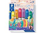 Staedtler® 2390M C6 Noris Club® Pastello Gel - 6 Pezzi Colori Metallizzati Assortiti