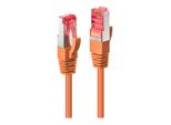 Lindy 47813 Cat6 S/Ftp Kabel, Orange, 10M Patchkabel