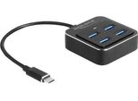 Delock Hub Usb 3.2 Gen 2 Usb Type-C Con 4 X Usb Type-A Bu.