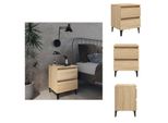 Vidaxl Comodino Rovere Sonoma 40X35X50 Cm Materiale Legno - Comodini