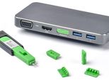 Smartkeeper DL04PKGN Smartkeeper Mini "Displayport"" Blocker GrüN 4 Stk.+Key"