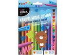 Pastelli A Matita Jumbo Teddy Bears 12 Colori Kidea