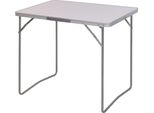 Tavolo Pieghevole In Alluminio 80 X 60 X 69 Cm