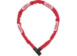 Abus Lucchetto A Catena Steel-O-Chain 4804K - Lucchetto Per Bicicletta In Acciaio Speciale - Livello Di Sicurezza Abus 4 - 75 Cm - Rosso