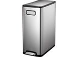 Eko - Cestino A Pedale Ecofly 45 Litri - Acciaio Inox Plastica - Acciaio Inox Opaco