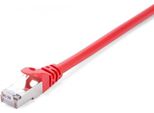 V7 V7CAT6STP-02M-RED-1N - Cavo Di Rete (2,1 M, Cat6, S/Utp (Stp), RJ-45, RJ-45, Rosso)