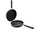 Ibili - Padella Per Omelette Indubasic, 2424 Cm, Alluminio, Rivestimento Antiaderente, Adatta All'induzione